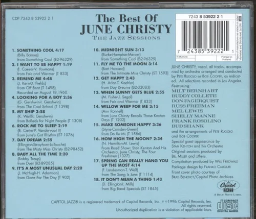 Vista 2 de The Best of June Christy The Jazz Sessions