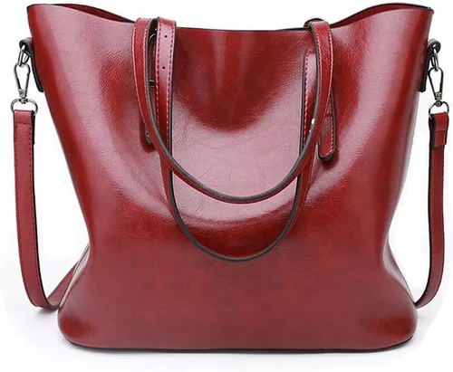 Vista 10 de Pahajim - Bolsos de piel para mujer con asa superior
