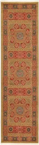 Vista 15 de Unique Loom Palace Collection - Alfombra tradicional, bohemia, medallón (3 pies 3 pulgadas x 3 pies 3 pies 3 pulgadas, redonda, rojo/bronceado)