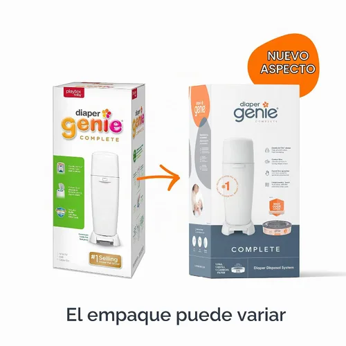 Vista 12 de Cubeta contenedora pañales sucios con tecnología antiolor Playtex, de Diaper Genie, Blanco