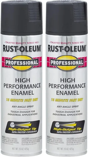 Vista 35 de Rust-Oleum 7515838 Pintura en aerosol de esmalte profesional de alto rendimiento, 14 onzas, aluminio