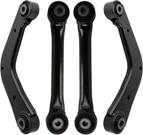 Vista 42 de Detroit Axle - 4 piezas de brazos de control traseros para Ford C-Max, Focus, Mazda 3 5, Volvo C30, C70, S40, V50, 4 brazos de control superiores e