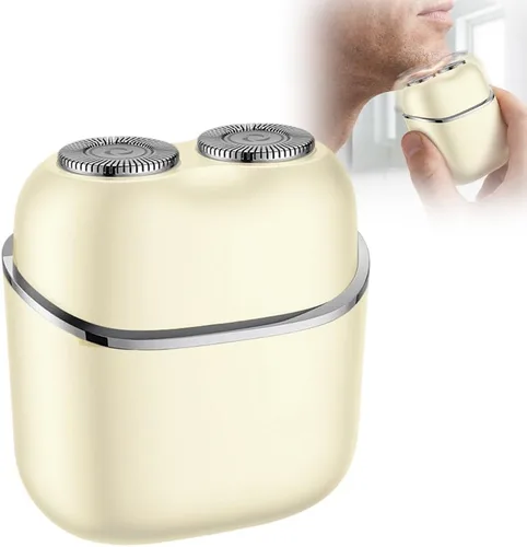 Vista 10 de Depilación facial para mujeres y hombres, afeitadora facial portátil sin dolor con 2 cuchillas dobles, removedor de vello facial 2 en 1 cara y cejas