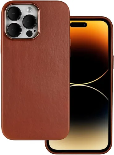 Vista 5 de Funda de piel compatible con iPhone 14 Pro, piel de vaca genuina, patrón de cocodrilo en relieve para iPhone 14 Pro, imanes integrados para carga