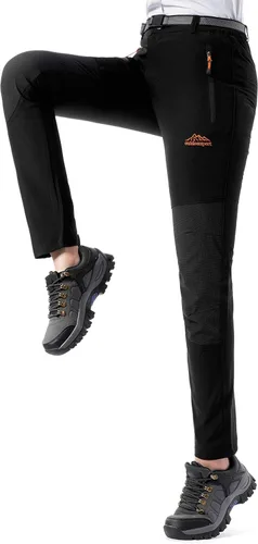 Vista 7 de BenBoy Pantalones de senderismo para mujer, impermeables, ligeros, de secado rápido, casuales, para exteriores
