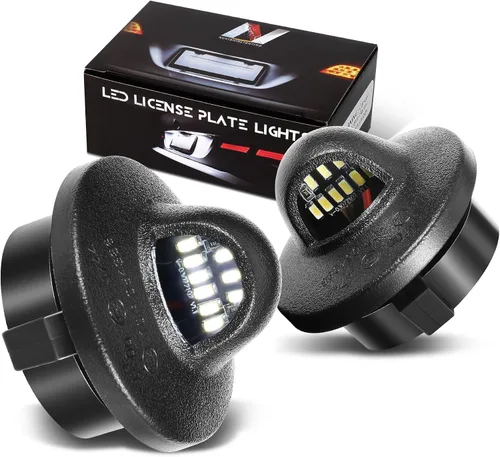 Vista 17 de Par de luces LED para placa de matrícula Compatible con 99-03 Protégé / 02-03 Protege5 / 99-05 Miata MX-5, YL8Z13550AA NC1051270BL, NVL-LPL-009