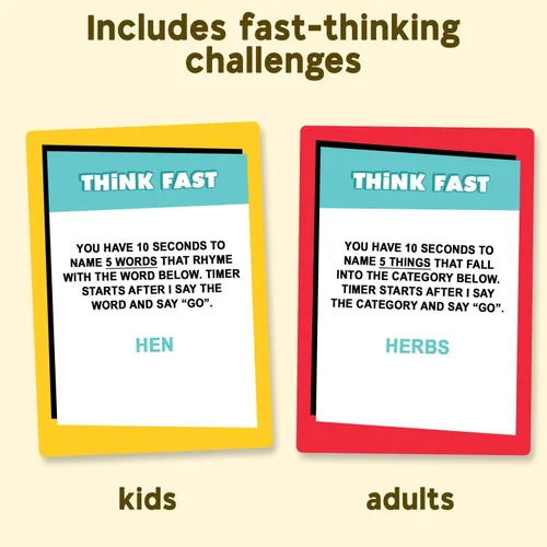 Vista 4 de ¿Quién sabe más? Niños o adultos, El juego de trivia definitivo para niños, adolescentes y adultos - Un divertido juego de fiesta familiar