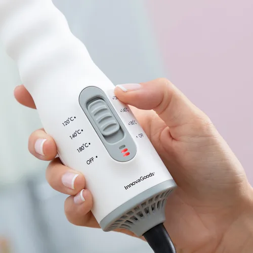 Vista 10 de Cepillo Secador, Moldeador y Rizador de Pelo 3 en 1 Dryple InnovaGoods 550 W