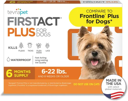 Vista 9 de Tópico Tevrapet FirstAct Plus contra pulgas y garrapatas para perros