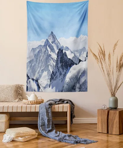 Vista 169 de Ambesonne Tapiz de arte afro, hombre negro fuerte con una corona de trazos impresión de pintura moderna, decoración de tela para colgar en la pared