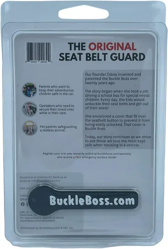 Vista 8 de Cerradura de cinturón de seguridad clásica original Protector de cinturón de seguridad original fabricado con ABS fuerte para pasajeros