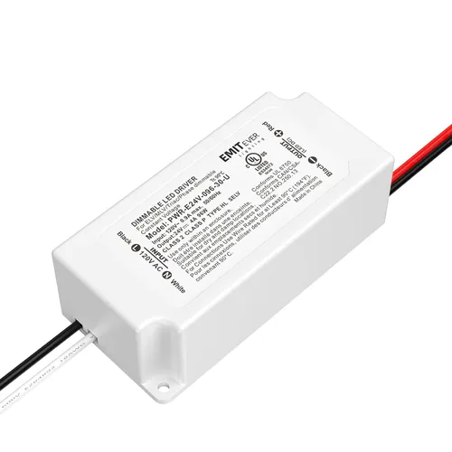 Vista 10 de EMITEVER 60W 24V Dimmable LED Driver, AC 120V a DC Transformador electrónico