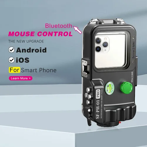Vista 4 de Carcasa impermeable para teléfono de Sea Frogs compatible con iPhone y Android