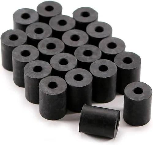 Vista 16 de Arandelas de goma EPDM negras – varios tamaños para postes de montaje de accesorios y retención de funda Kydex