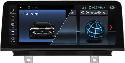 Vista 11 de PEMP F30 Pantalla Android 1920x720 HD, Qualcomm 8 núcleos 4+64GB CarPlay Android Auto Utilice el Bluetooth OEM para obtener el sonido, para BMW F30