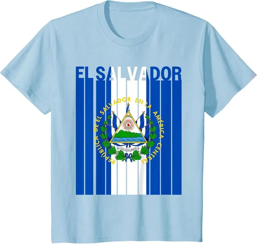 Vista 35 de Camiseta con la bandera de El Salvador