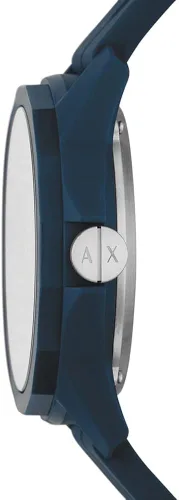 Vista 3 de Armani Exchange - Reloj de vestir cronógrafo de acero inoxidable para hombre, Azul automático, Reloj automático