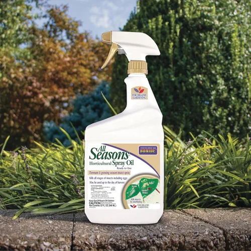 Vista 2 de Bonide Aceite en Aerosol Hortícola y Latente para Todas las Estaciones, 32 oz Aerosol Listo para Usar, Prevención de Enfermedades y Eliminador