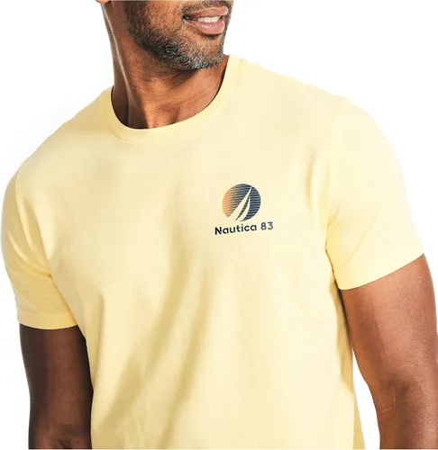 Vista 5 de Nautica Men's Sustainably Crafted Sunset Vibes Graphic T-Shirt