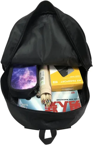 Vista 5 de GKPLY Mochila Cristiano Ronaldo para adolescentes y niños, mochila de regreso a clases, mochila informal ligera para viajes, Negro 27, talla única