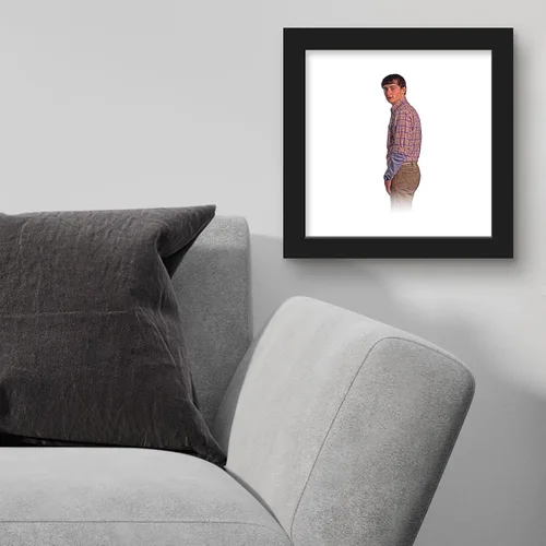 Vista 4 de Gallery Pops Netflix Stranger Things: Season 4 - Arte de pared de Will Byers, versión enmarcada en negro, 12 x 12 pulgadas Versión con marco negro