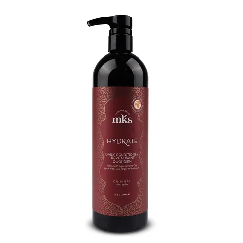 Vista 14 de Earthly Body MKS eco Hydrate Conditioner – Nutre e hidrata el cabello, protege contra la rotura – Aceite de argán marroquí, aceite de semilla