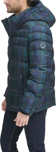 Vista 7 de Tommy Hilfiger Men's Hooded Puffer Jacket (Standard and Big & Tall)