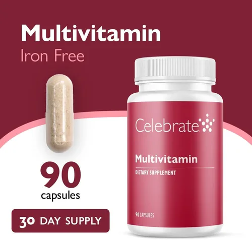 Vista 2 de Celebrate Vitamins Bariatric Multivitamin, sin hierro, suplemento de bypass gástrico y gastrectomía de manga para hombres y mujeres, minerales