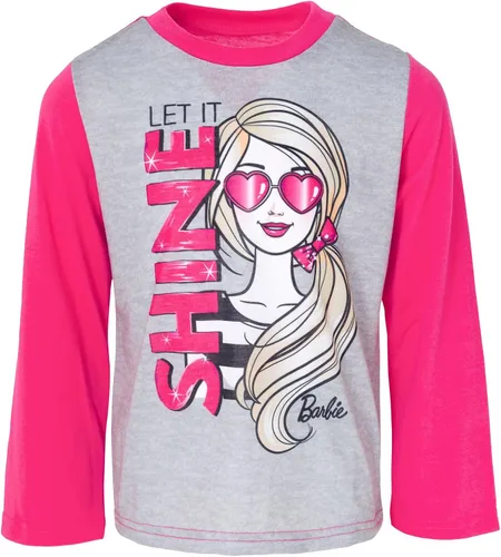 Vista 3 de Barbie Conjunto de pijama y pantalones para niñas pequeñas a grandes