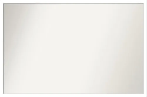 Vista 71 de Amanti Art Espejo de baño blanco para sobre el fregadero, 22 x 45 pulgadas, espejo de tocador rectangular blanco Lucie, marco de madera moderno