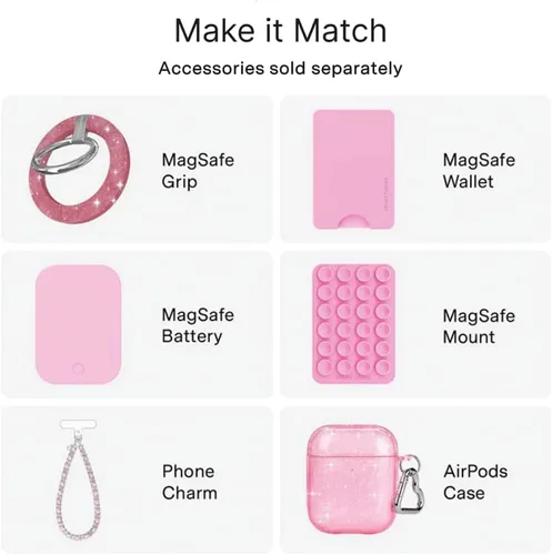 Vista 1382 de VELVET CAVIAR Funda para iPhone 15, compatible con MagSafe, probada contra caídas de 10 pies, fundas protectoras de diseño, leopardo color rosa