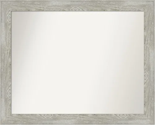 Vista 6 de Amanti Art Espejo personalizado, espejo de baño Alexandria Greywash, espejo de pared o espejo de tocador de baño sobre el fregadero