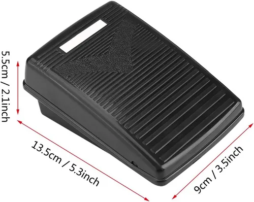 Vista 6 de Pedal de control de pie, pedal de control de pie universal para máquina de coser para el hogar con cable de alimentación de repuesto para JANOME2049