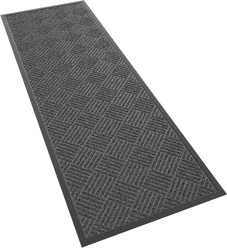 Vista 50 de Tapete para puerta delantera, 48 x 24 pulgadas, resistente para interiores y exteriores, tapete de bienvenida antideslizante para entrada, parte
