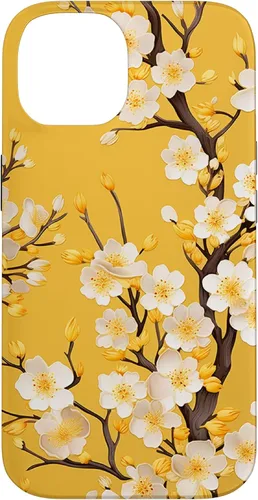 Vista 4 de Yellow Cherry Blossom Case for iPhone 17