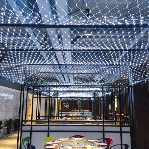 Vista 9 de JMEXSUSS Luces de Red al Aire Libre Impermeables, 12 pies x 5 pies con 8 Modos y Control Remoto, 360 LED, Luces de Red Enchufables para Decoración