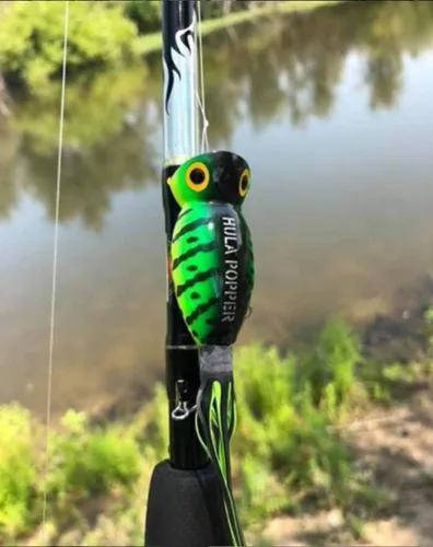 Vista 3 de Arbogast Hula Popper - Señuelo de pesca para lubina de agua superficial