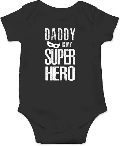 Vista 9 de CBTwear Daddy Is My Superhero - Ropa de bebé - Divertidos trajes para recién nacidos para niños y niñas