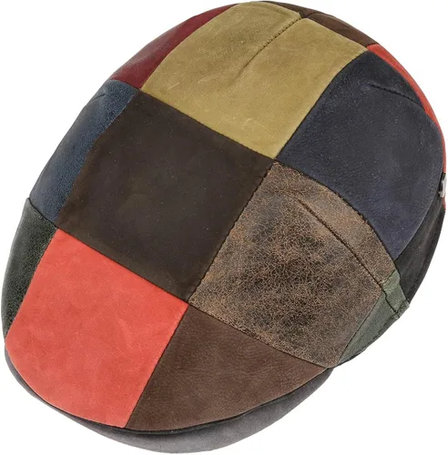 Vista 4 de Lierys Capri Bic - Gorra plana de piel para hombre, hecha en Italia