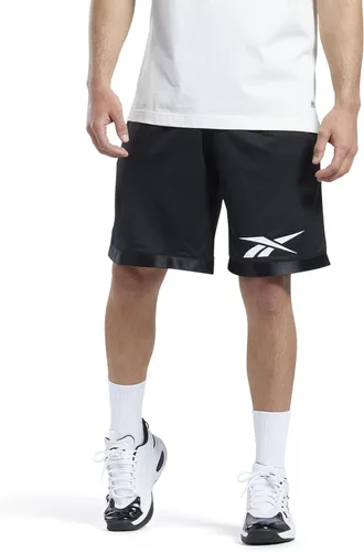 Vista 4 de Reebok Pantalones cortos de malla de baloncesto para hombre