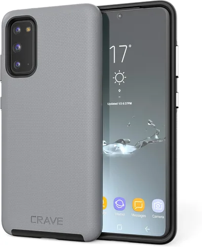 Vista 56 de Crave para Samsung Galaxy S20 Funda, Funda de Protección a Prueba de Golpes de Doble Capa para Samsung Galaxy S20 5G (15.7 cm) - Aqua