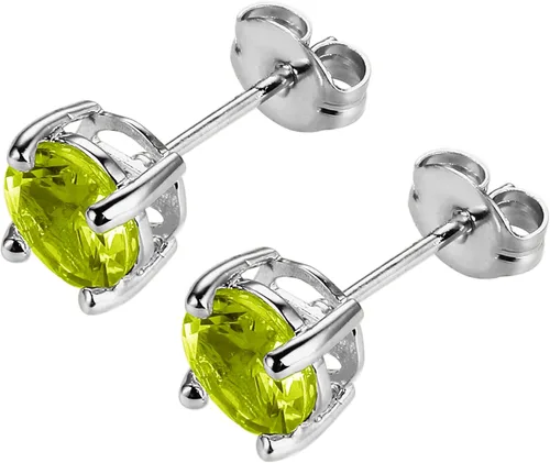 Vista 58 de Amazon Essentials Aretes redondos de plata de ley con piedra natal (anteriormente colección Amazon)