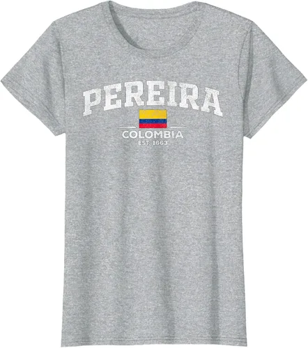 Vista 35 de Camiseta Pereira Colombia, Negro