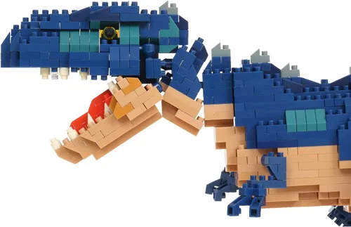 Vista 6 de nanoblock - Dinosaurs - Dinosaurio Deluxe Edition Giganotosaurus, kit de construcción de la serie Advanced Hobby