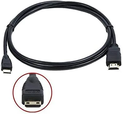 Vista 2 de Cable Mini HDMI para cámara digital JVC GZ-RX115 HD Display