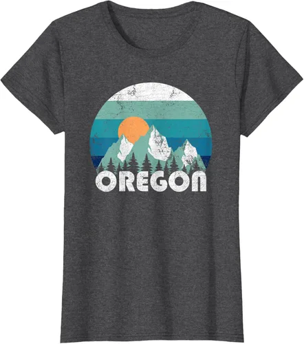 Vista 4 de Oregon State Retro Vintage Camiseta