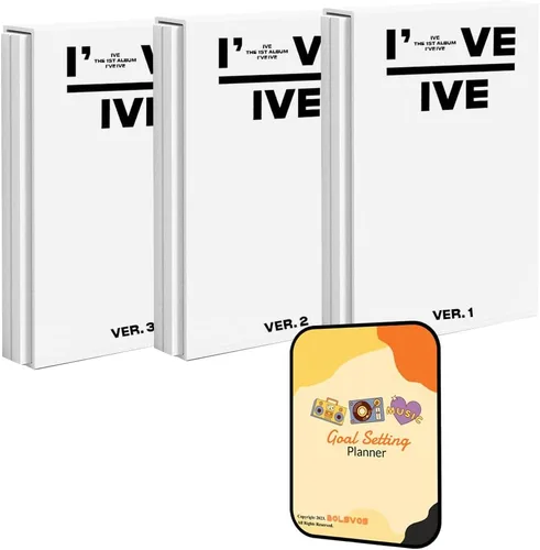Vista 5 de Álbum IVE IVE [VER.1]+Beneficios de pre-pedido + planificador digital inspirado en BolsVos K-POP, paquete de calcomanías digitales (El primer álbum)