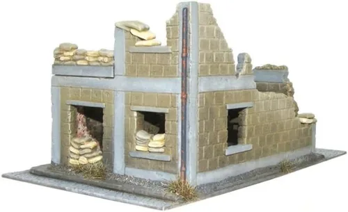 Vista 4 de Warlord Games Wrecked House Wargaming Plastic Scenery Bolt Action