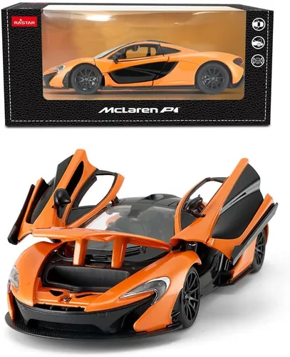 Vista 7 de RASTAR 1/24 Officially Licensed Diecast Car Model for McLaren P1, Yellow
