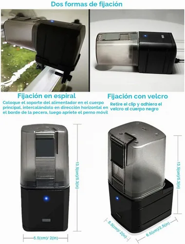 Vista 6 de LONDAFISH Comedero de pescado, plástico, múltiples mascotas